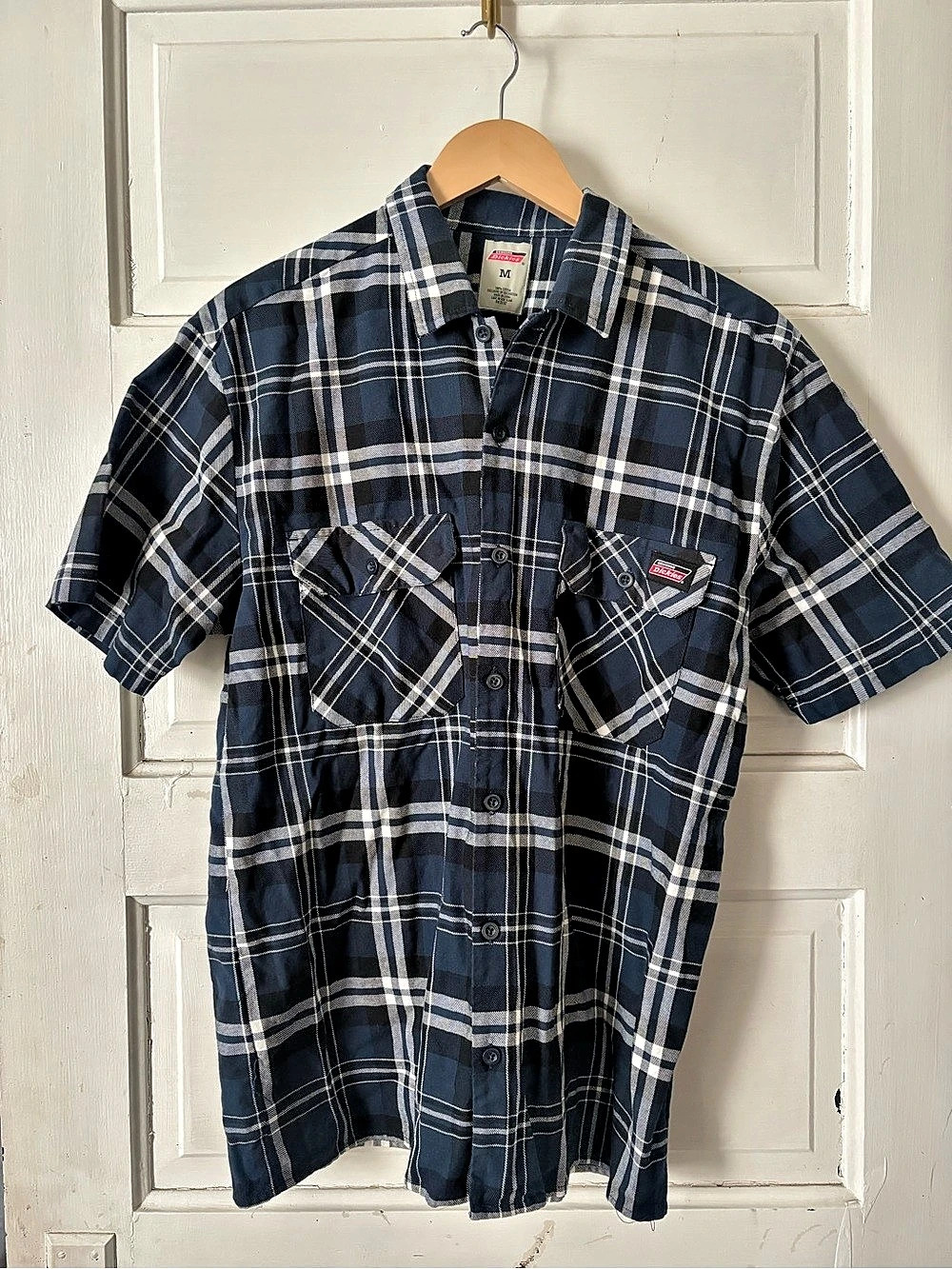 Dickies Genuine Dickies Short Sleeve Plaid Button-Down Work Shirt Genuine Short